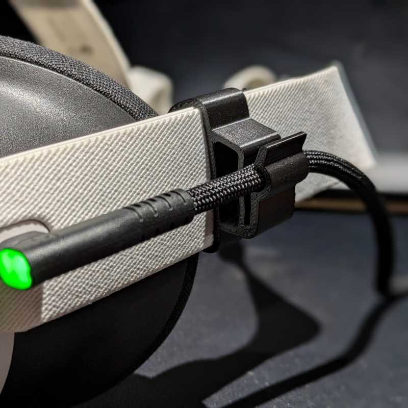Gaming Headset Wired - VR-kabelmanagementclip voor headset-kabelorganizer voor een comfortabele