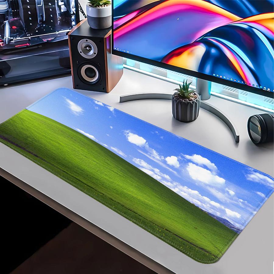 Gaming Console Cloud - Blauwe lucht, witte wolken, waterdichte muismat,