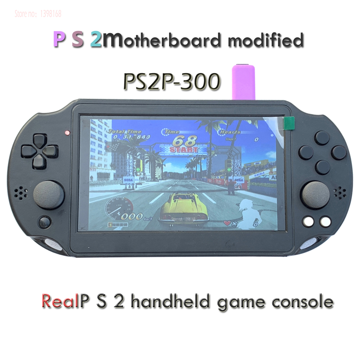 Flight Joystick Sim - 7 Inch Ips Voor P/S2 Draagbare