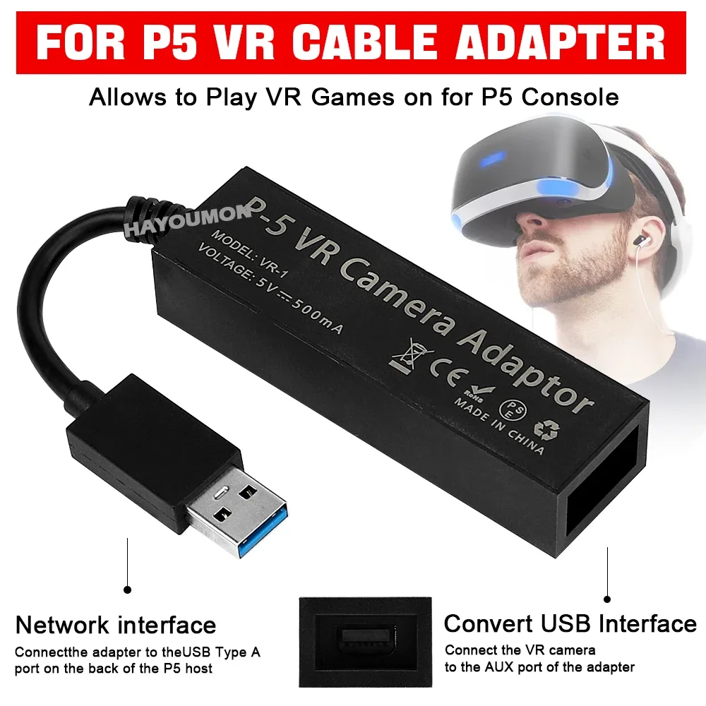 Gaming Console Vr - PS5 VR-kabeladapter voor PS5 console USB