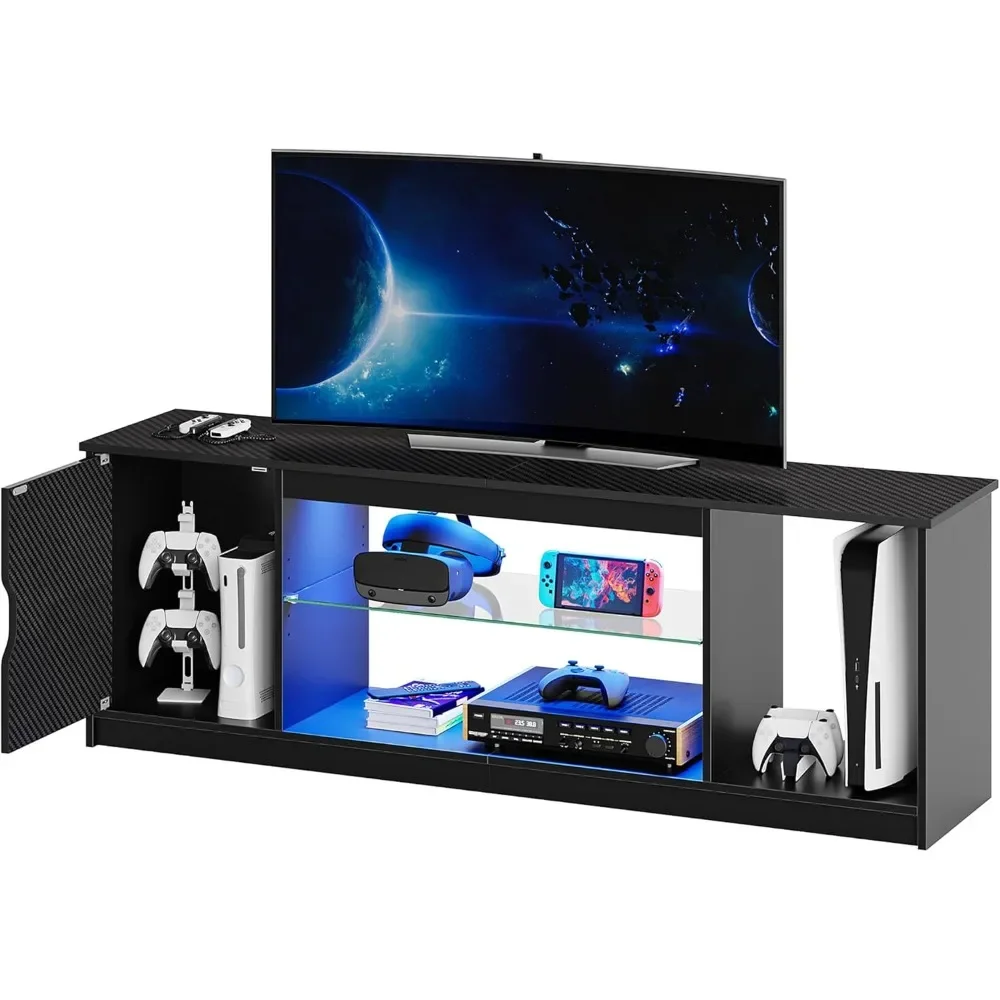 Gaming Console Room - Bestier Led Entertainment Center voor PS5,