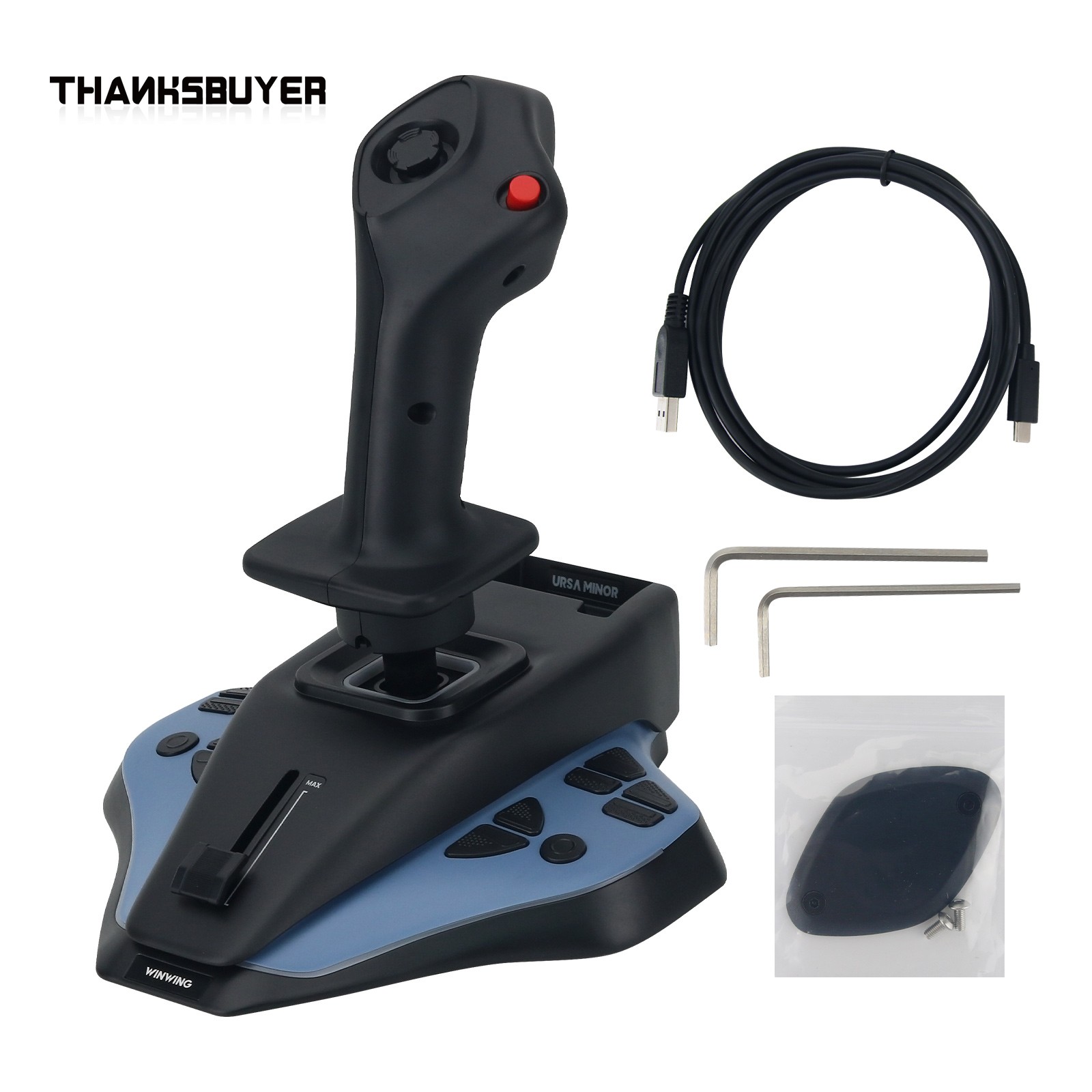 Flight Joystick Sim - Simplayer URSA MINOR Luchtvaartmaatschappij Joystick R