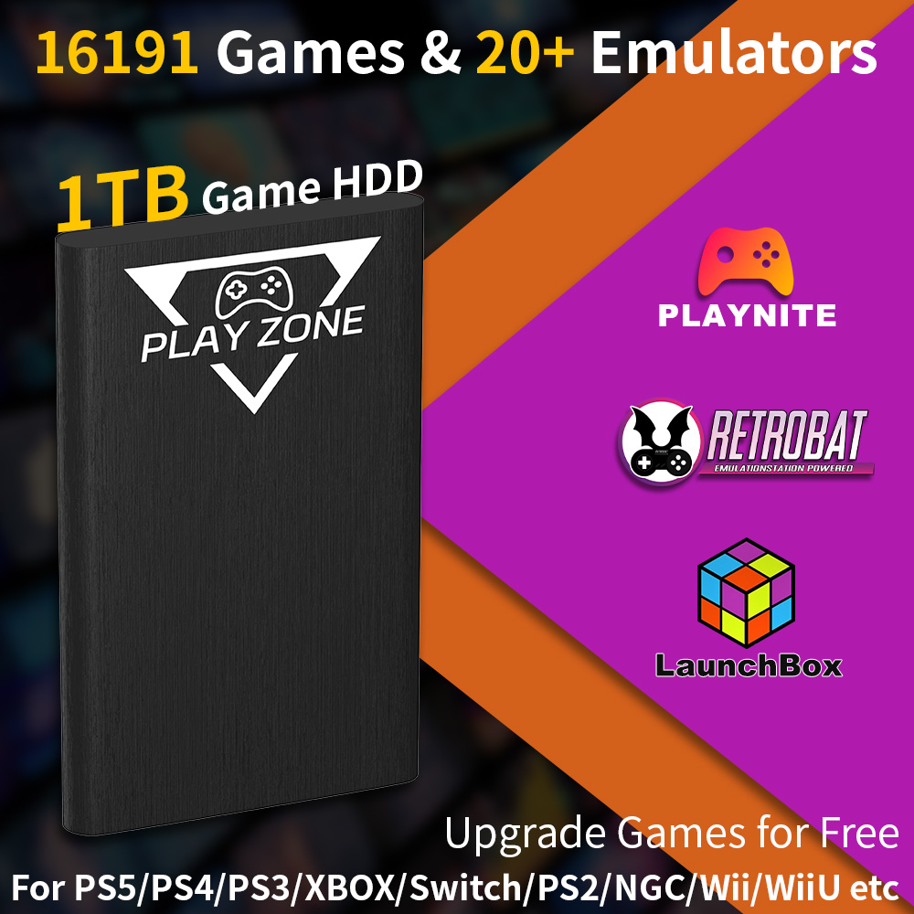 Gaming Console Zone - Play Zone 1TB draagbare gaming-harde schijf