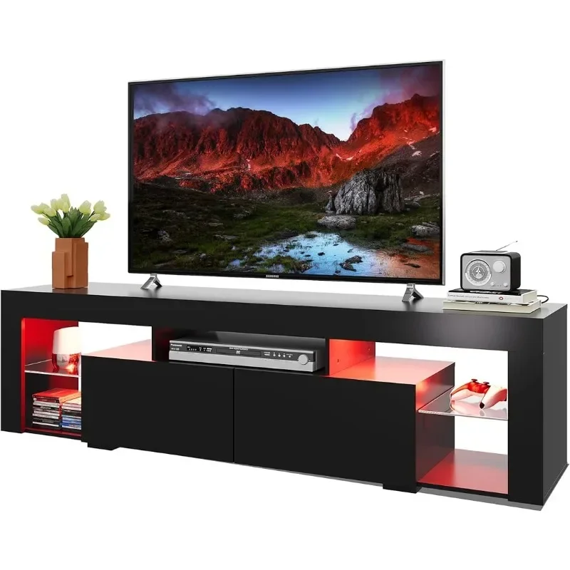 Gaming Console Room - Houten tv-console met 2 opbergladen voor