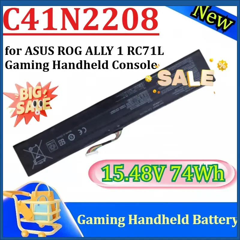Gaming Console Rog - Nieuwe C41N2208 15.48V 74Wh Hoge Capaciteit