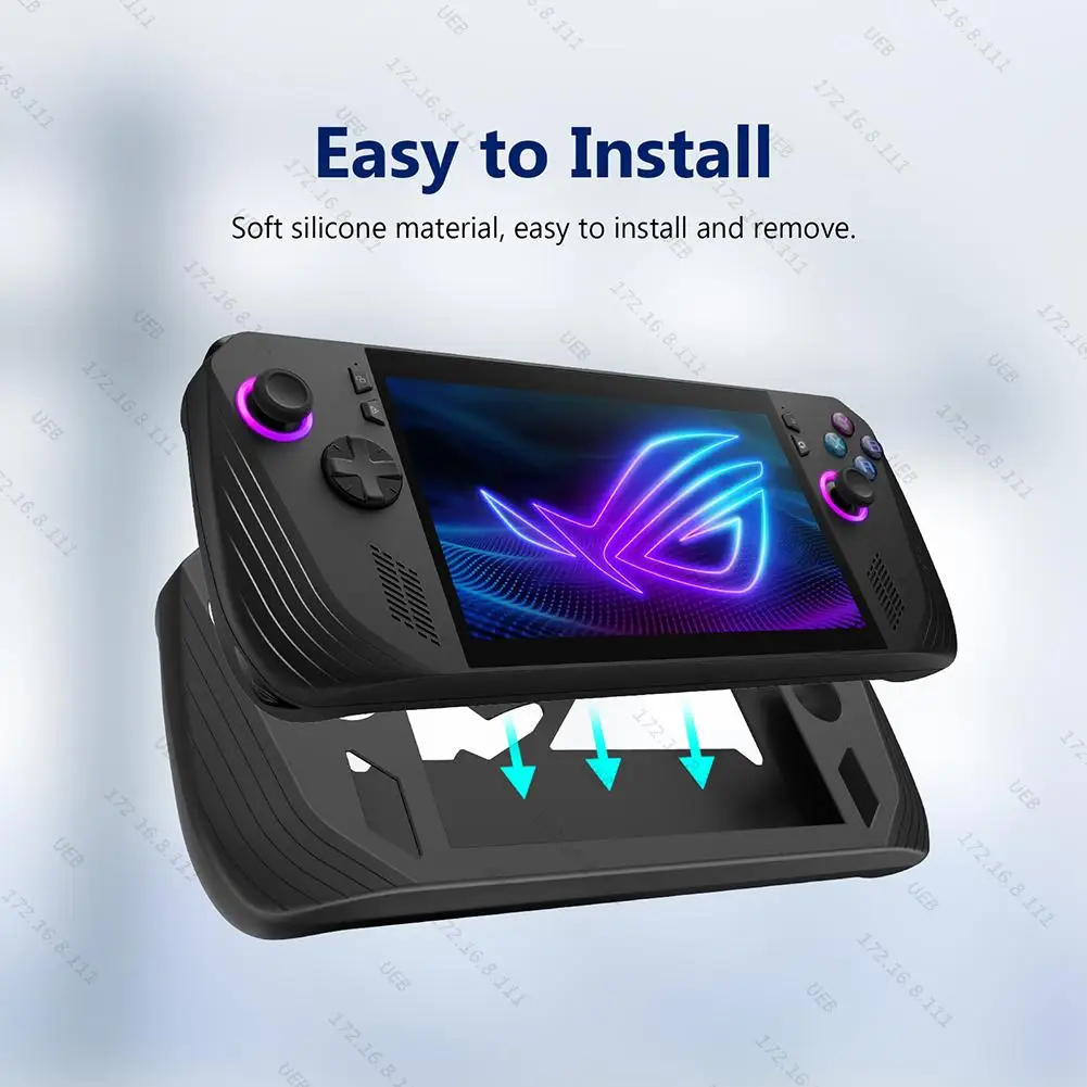 Gaming Console Rog - Siliconen beschermhoes Schokbestendige beschermhoes Antikras met