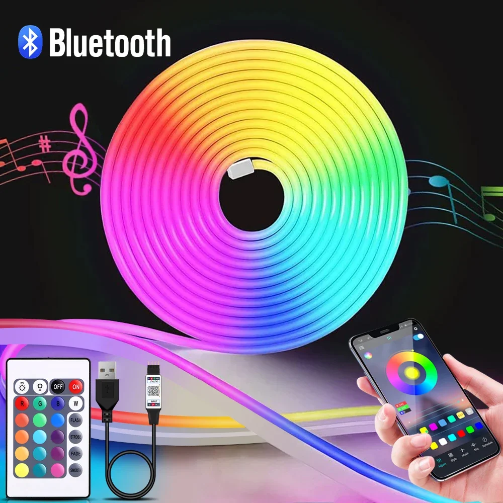 Led Gaming Light Strip - 1-5m RGB LED Neon Strip Licht