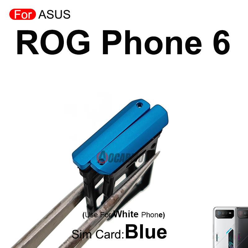 Blauw Rood Sim Tray Voor ASUS  - Gaming Console Rog recensie en prijs