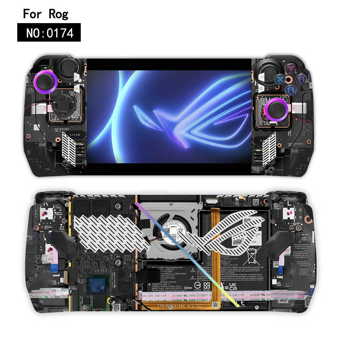 Nieuwe Stickers Cover Case Voo - Gaming Console Rog recensie en prijs