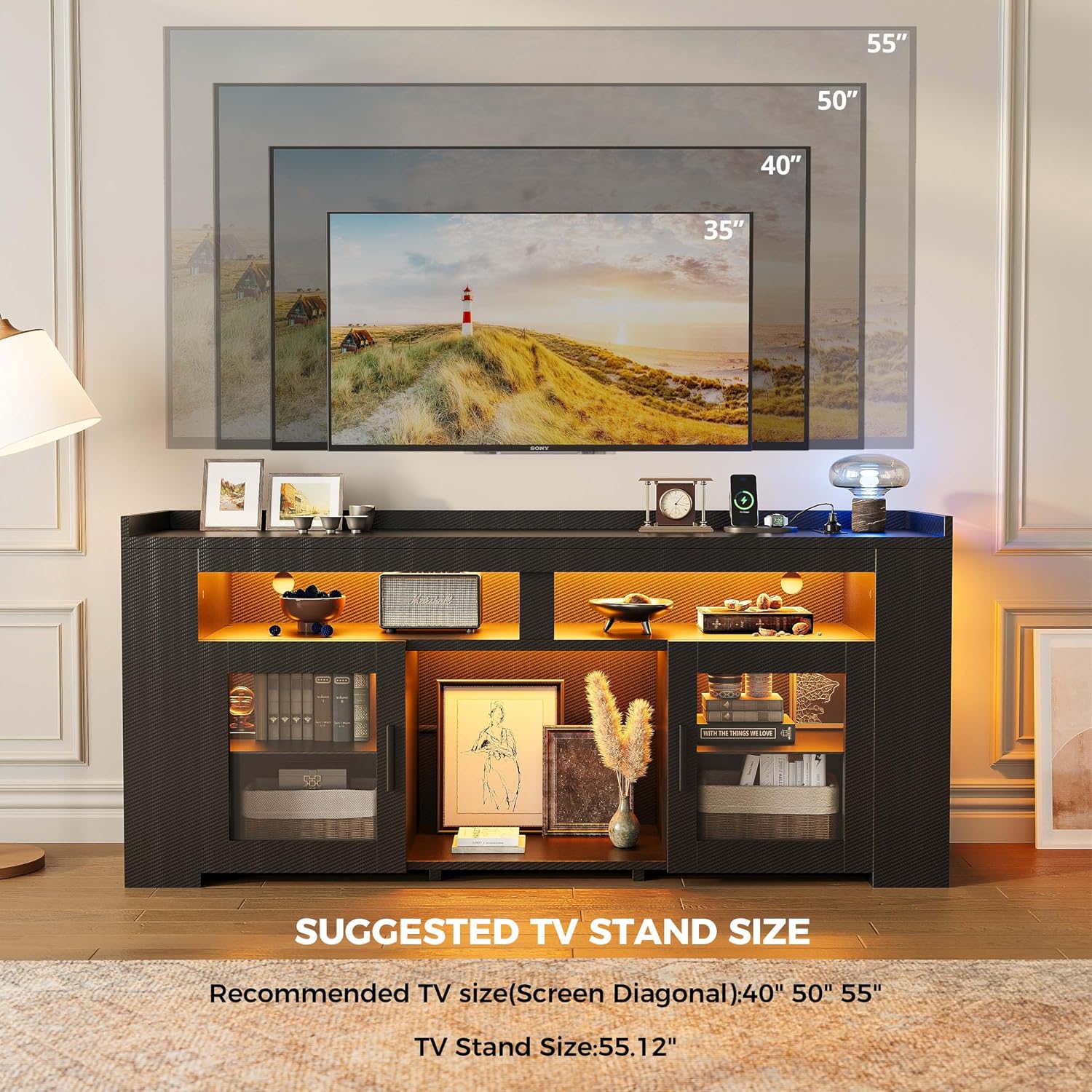 TV-meubel met oplaadstation &  - Gaming Console Room recensie en prijs