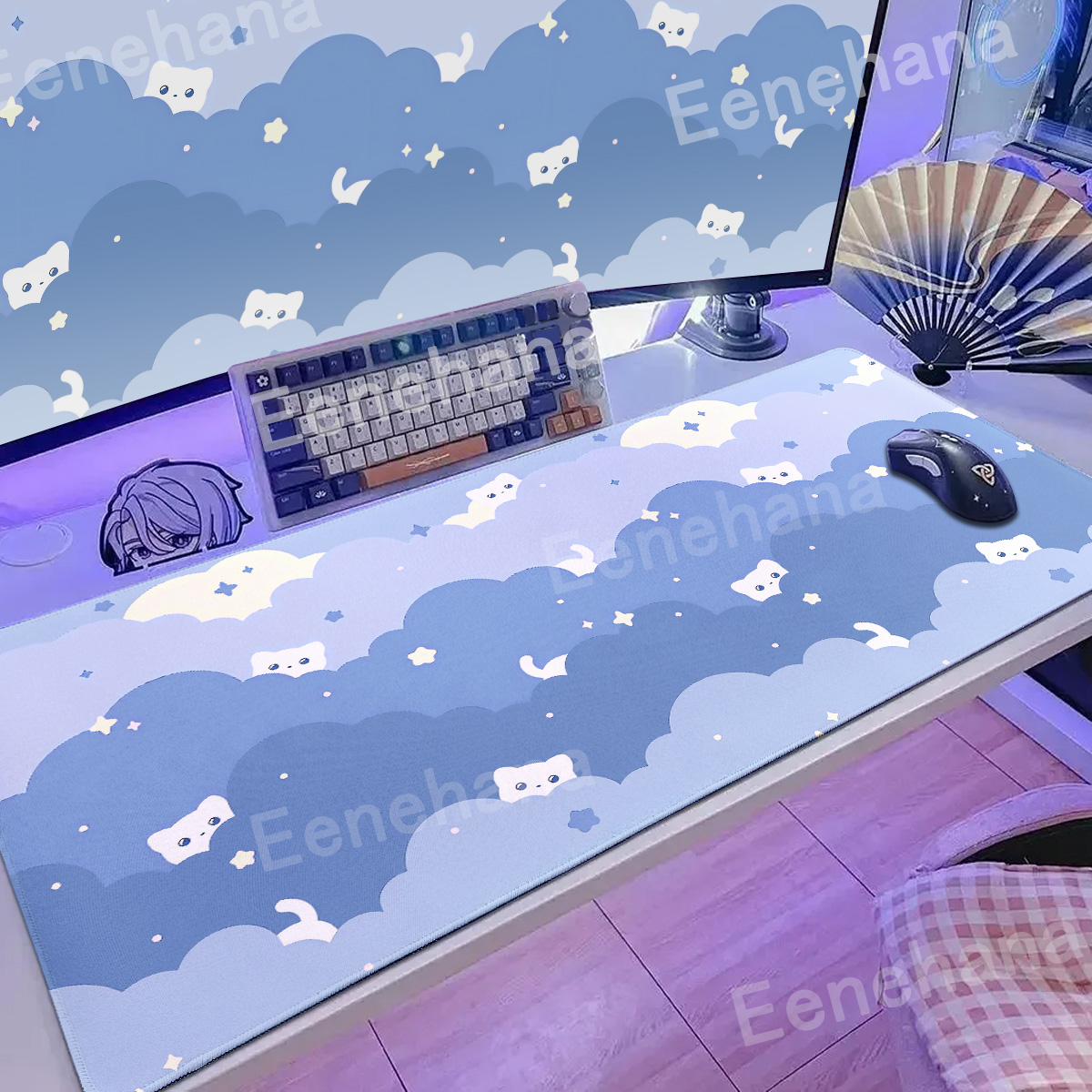Xxl Art Clouds & Stars Roze Mu - Gaming Console Cloud recensie en prijs
