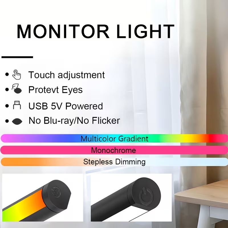 5V USB LED-scherm hanglamp voo - Led Gaming Light Strip recensie en prijs