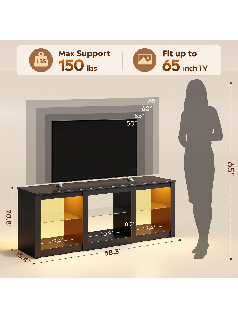 LED TV-meubel 58