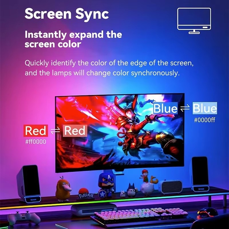 RGB Gaming Lights Strip Monito - Led Gaming Light Strip recensie en prijs