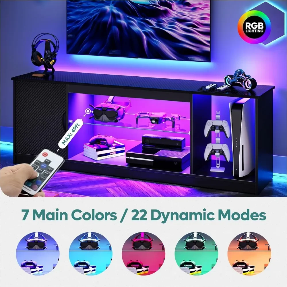 Bestier Led Entertainment Cent - Gaming Console Room recensie en prijs