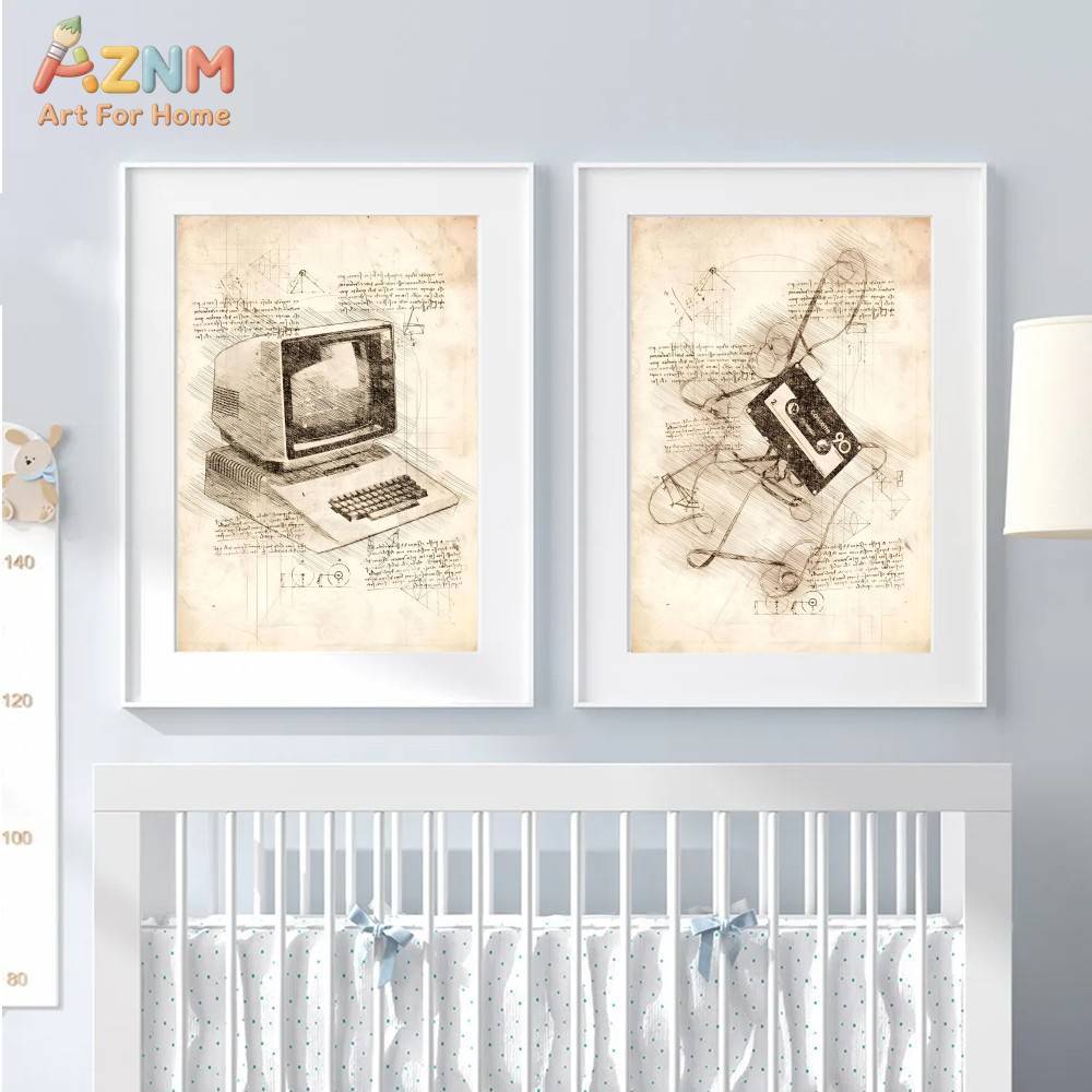 AZNM Vintage Game Console Sket - Gaming Console Room recensie en prijs