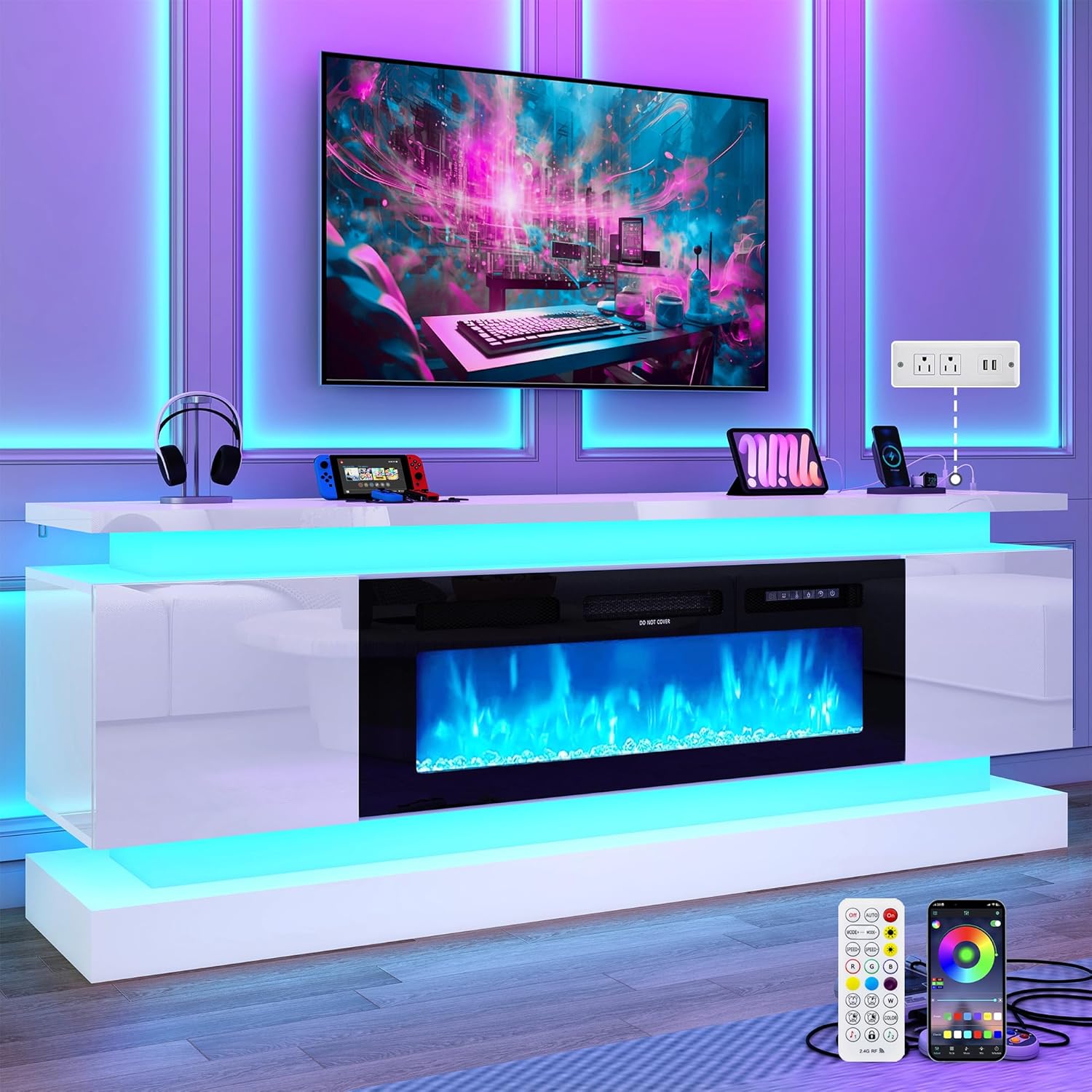 71 inch LED tv-meubel met 40 i - Gaming Console Room recensie en prijs