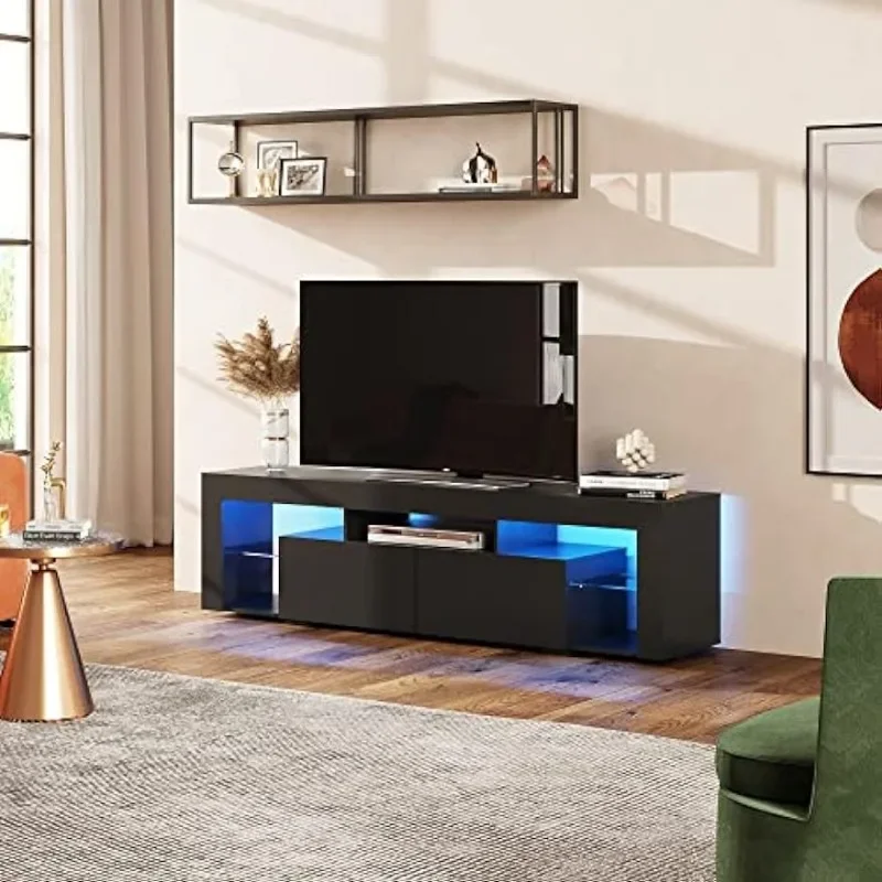 Houten tv-console met 2 opberg - Gaming Console Room recensie en prijs