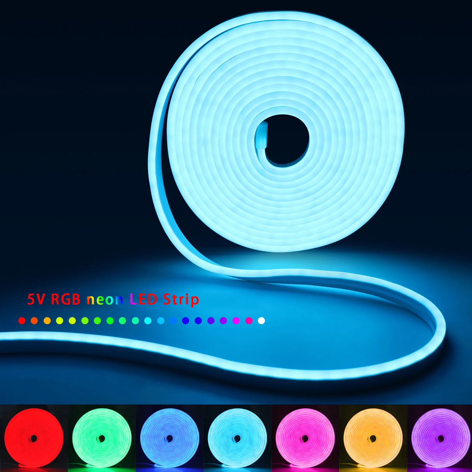 1-5m RGB LED Neon Strip Licht  - Led Gaming Light Strip recensie en prijs